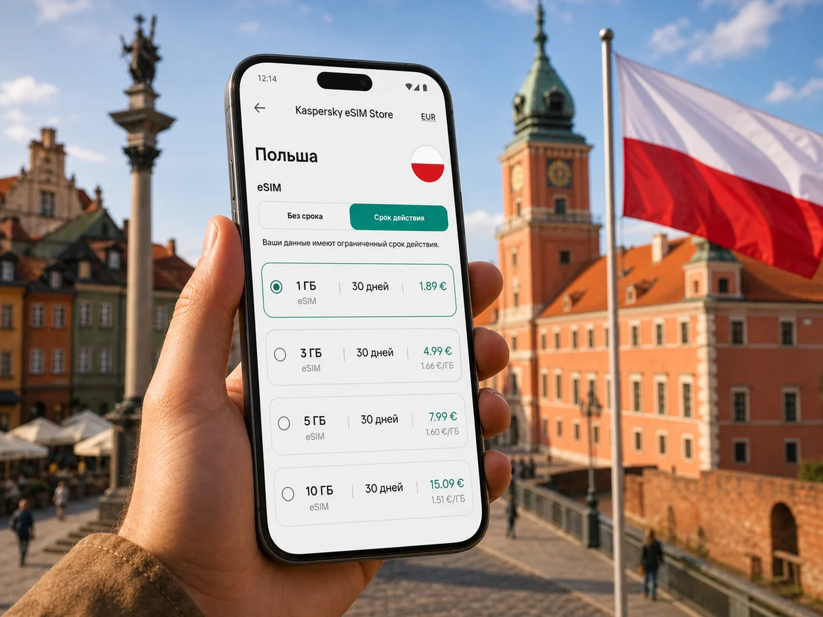 eSIM в Польше: мобильная связь и интернет