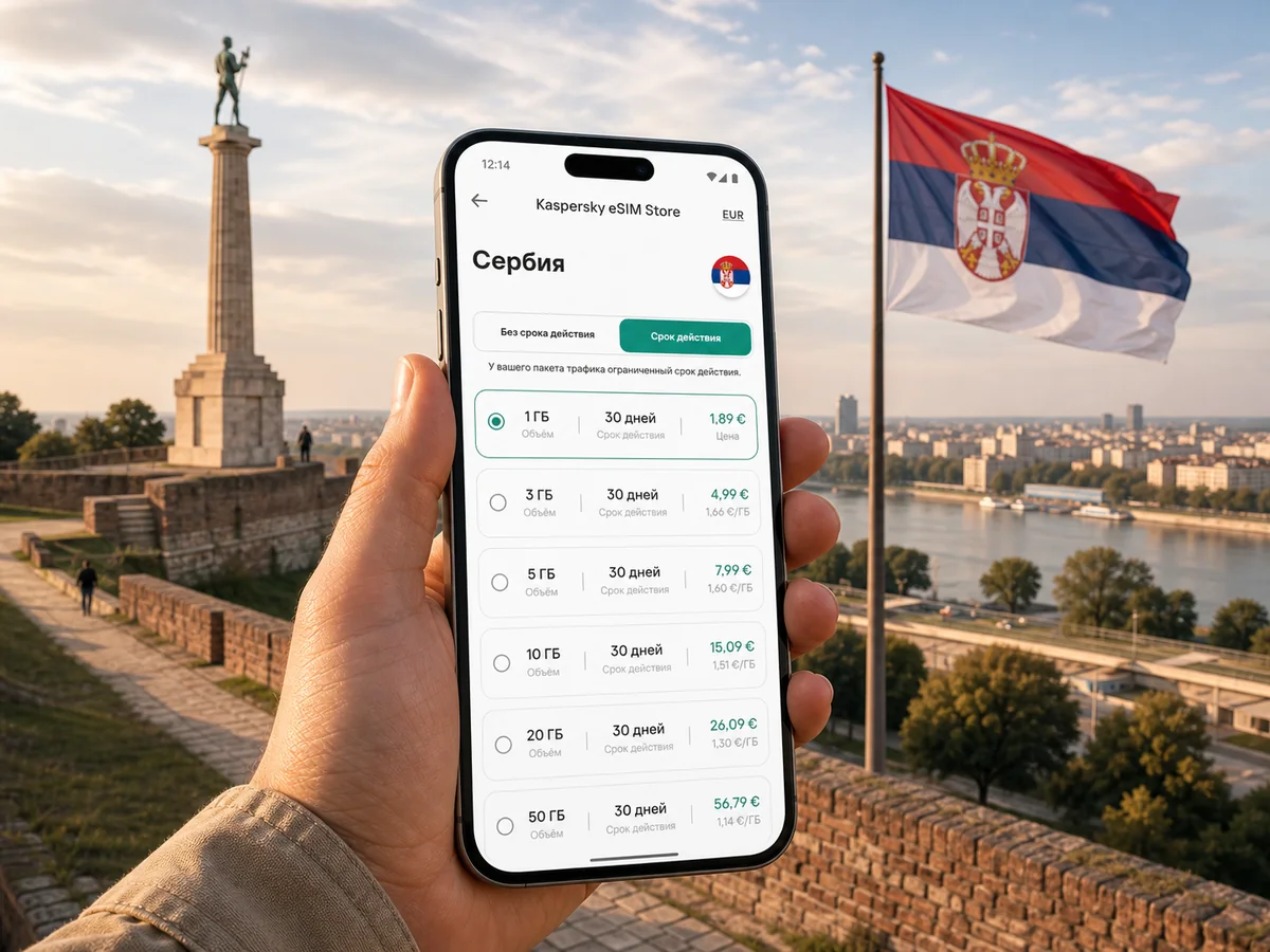 eSIM для Сербии: мобильная связь и интернет